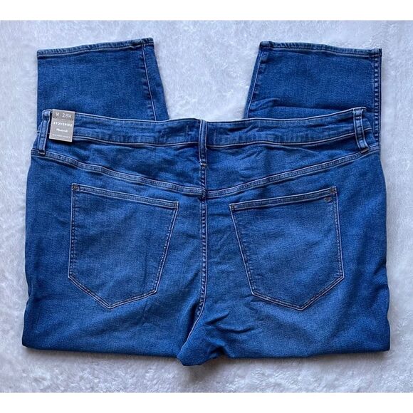 NWT Madewell Plus Stovepipe Jeans in Euclid Wash, Size 28W - Picture 14 of 16
